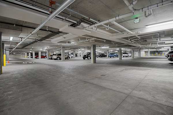 Parking deck at 200 City View, Utah